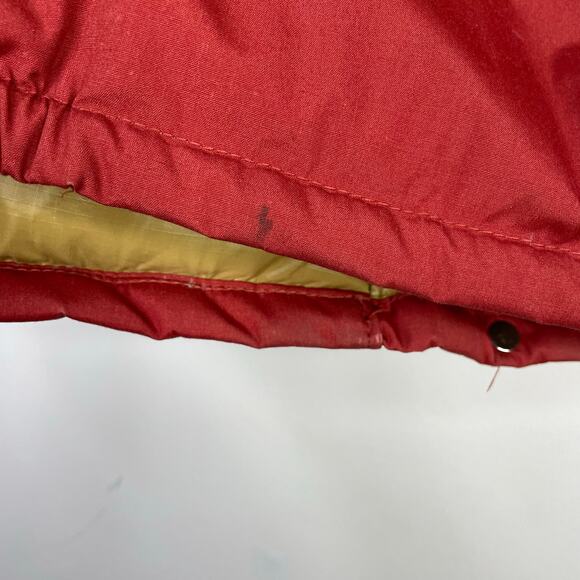 Vintage 80s The North Face Brown Label Down Puffer Vest Gorpcore Winter Women L - Picture 11 of 16